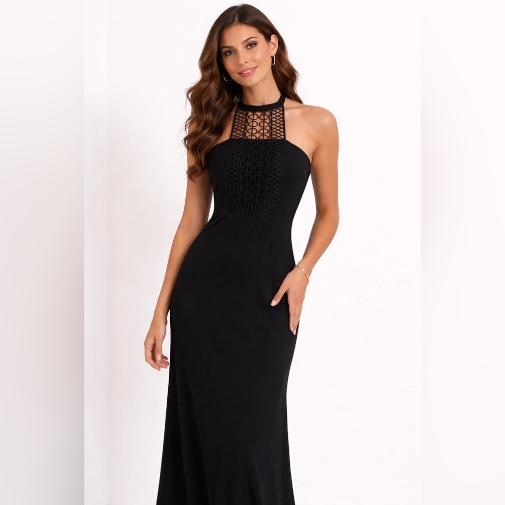 Shoshanna Midnight Black Gown – Size 0 – Excellent Condition